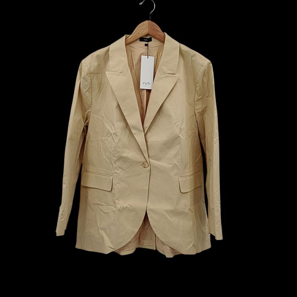 Ruti Women The Twill Classic Blazer That Upgrades You French Beige XXL